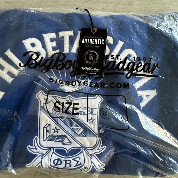 Big Boy Headgear PBS Pull Over Hoodie Royal Blue 3X NWT IN PACKAGE - Picture 7 of 8